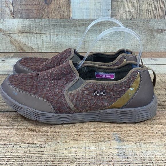 Ryka Thriller FL Brown Slip On Sneaker Walking - Picture 5 of 10